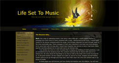 Desktop Screenshot of lifesettomusic.com